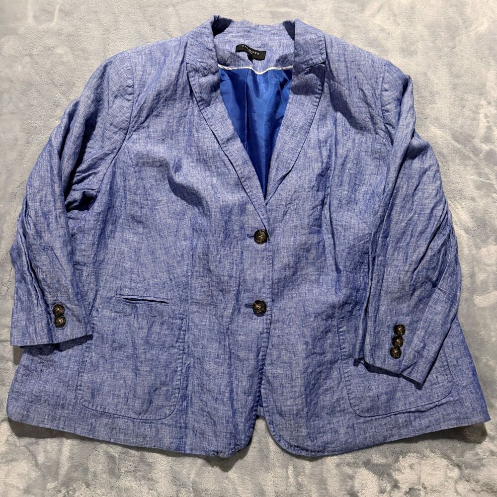 Talbots Linen Blazer